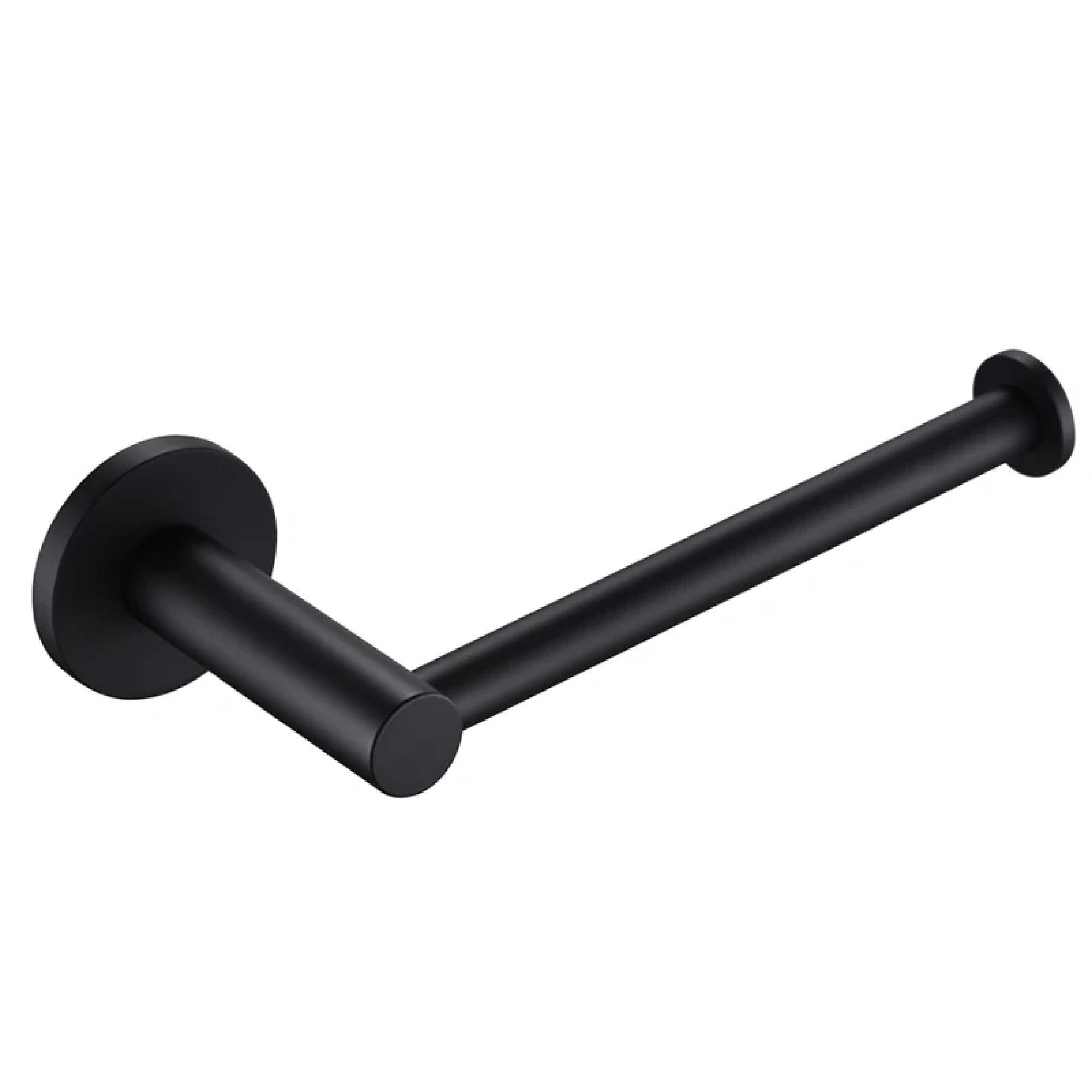 Stylish Black Mica Toilet Paper Holder for Organized Bathrooms