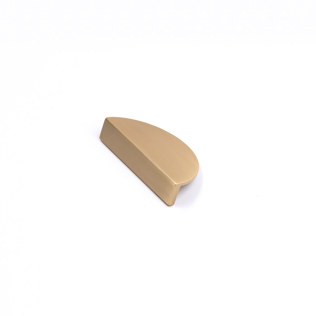 Hot Sale! Solid Brass Half Moon Iris Cabinet Pull for Cabinets and Drawers