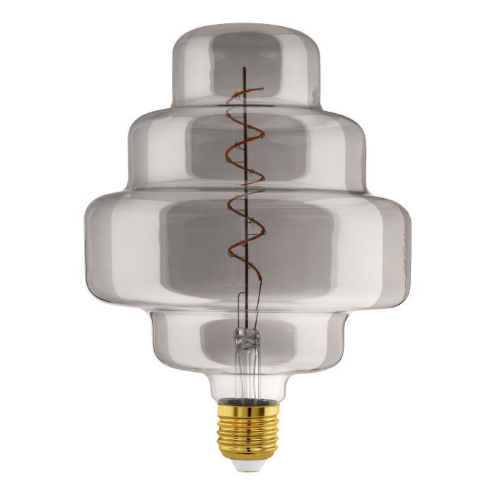 4W E27 LED Globe - Black Vapourised, 2000K, Dimmable
