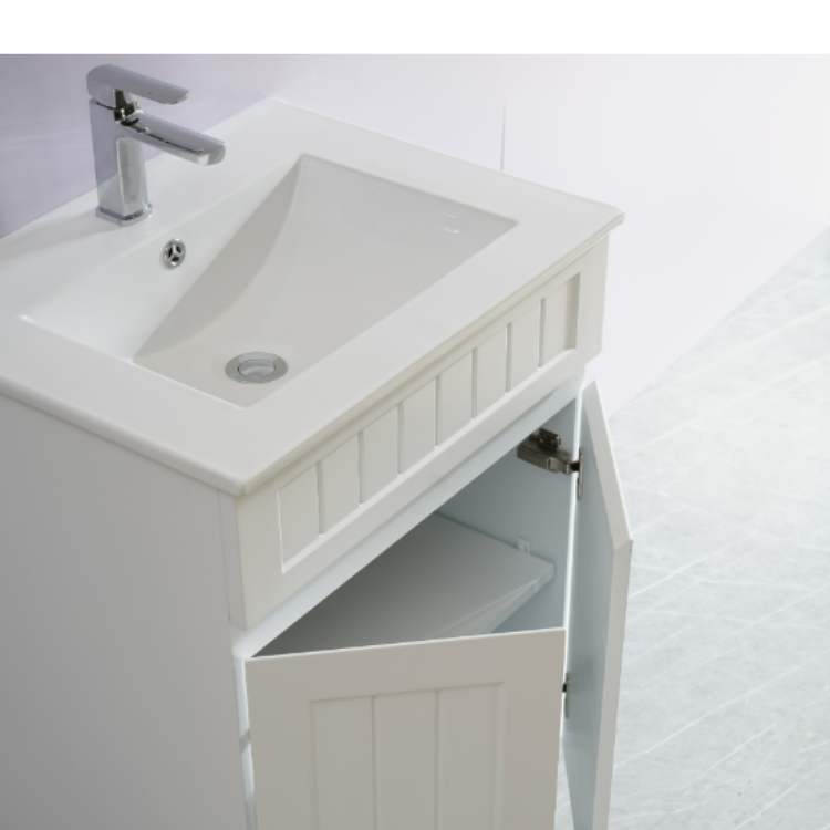 Acacia Shaker PVC Floor Vanity 600 - Premium Quality
