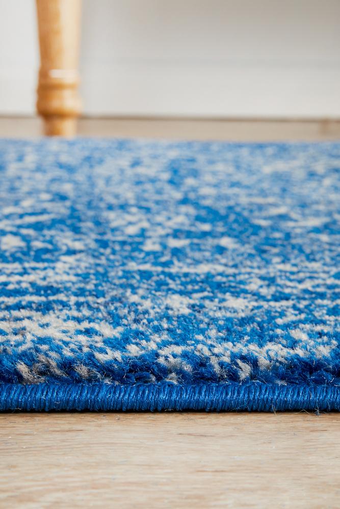 Hot! Evoke Navy Transitional Runner Rug for Artists