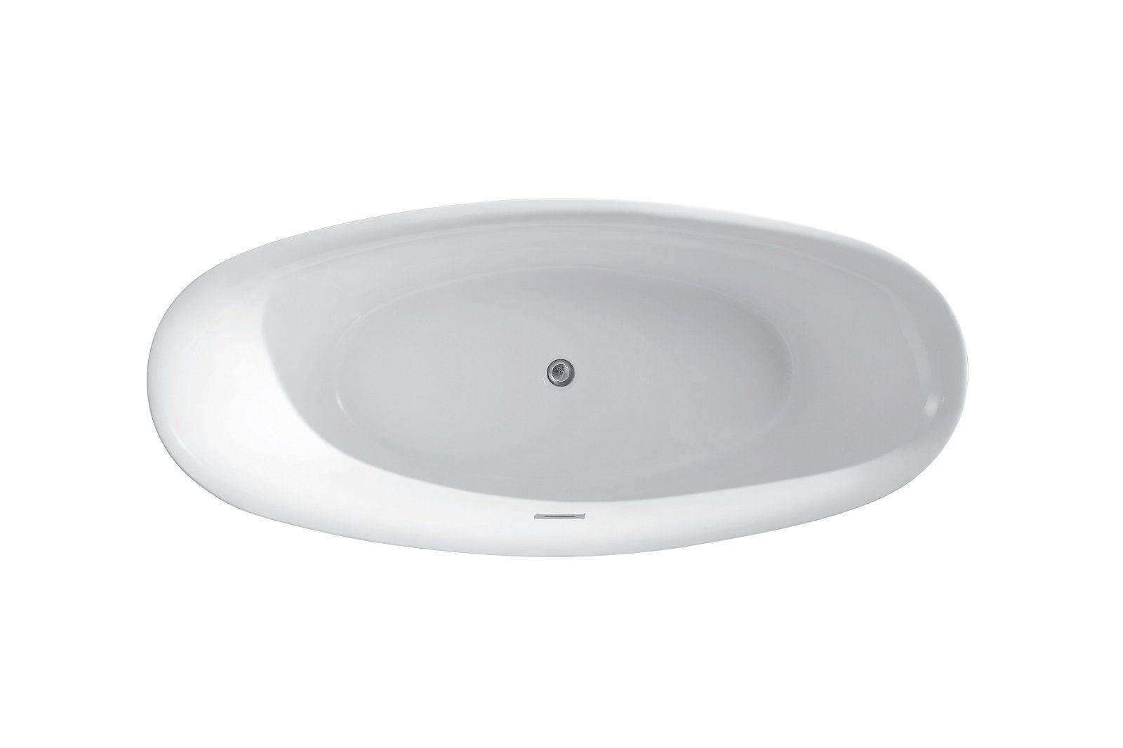 1700mm Opal White Luxury Freestanding Bathtub for Relaxing Baths