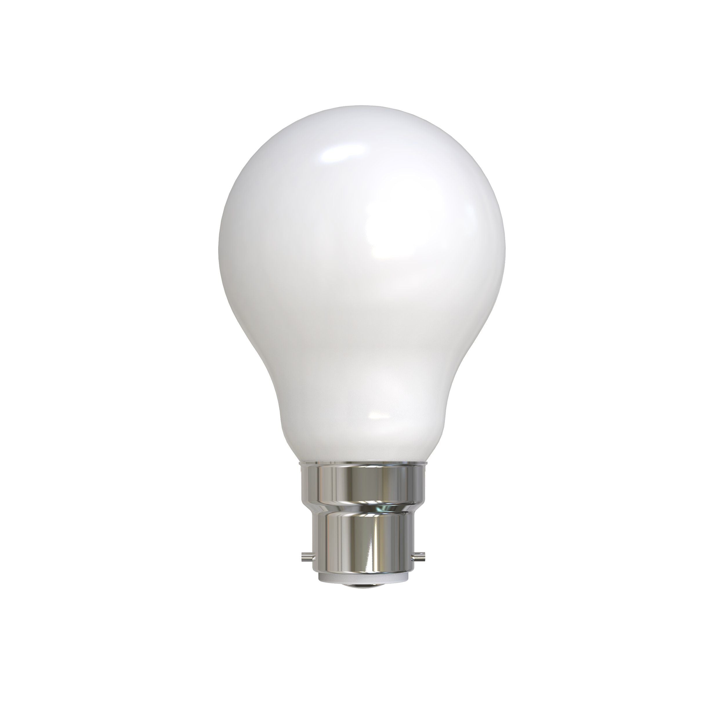 6PCS 5W B22 LED A60 Frosted Warm White Globe