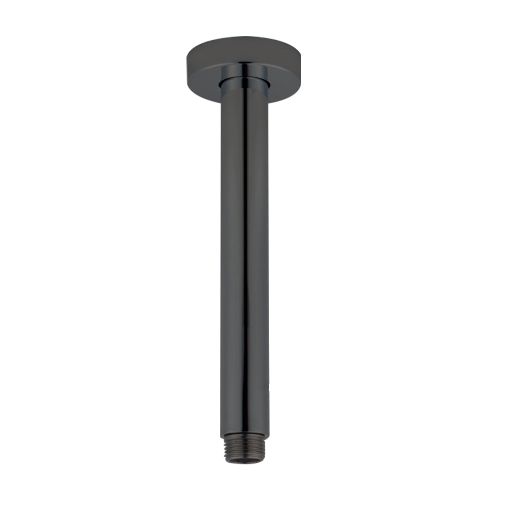 Hot Sale! 200mm Pentro Round Ceiling Shower Arm in Gunmetal Gray