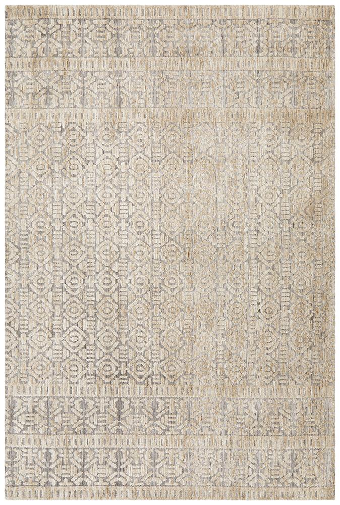 Levi Hannah Grey Rug - Natural Style Offer