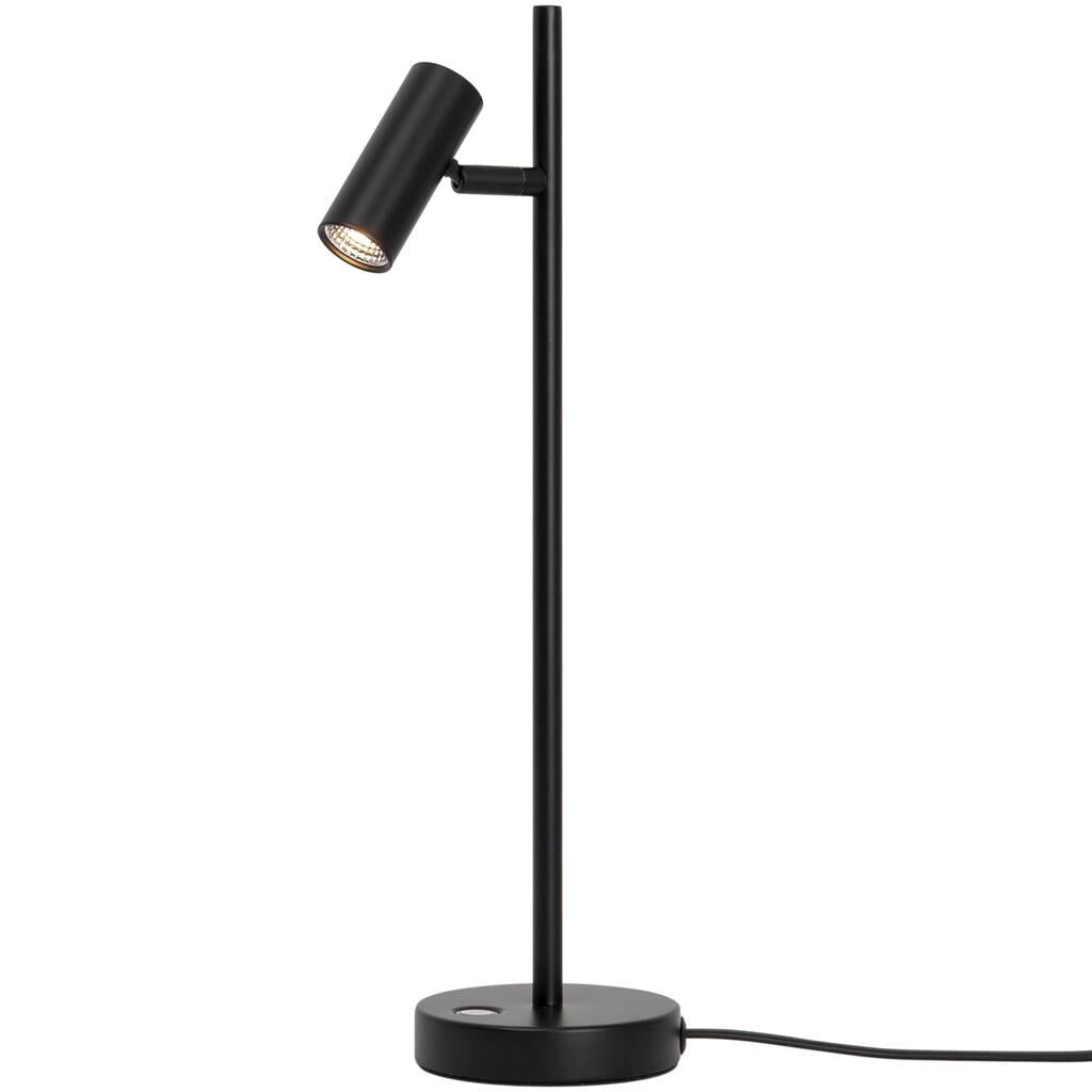 Omari Nordic-Style Table Lamp in Elegant Black and White