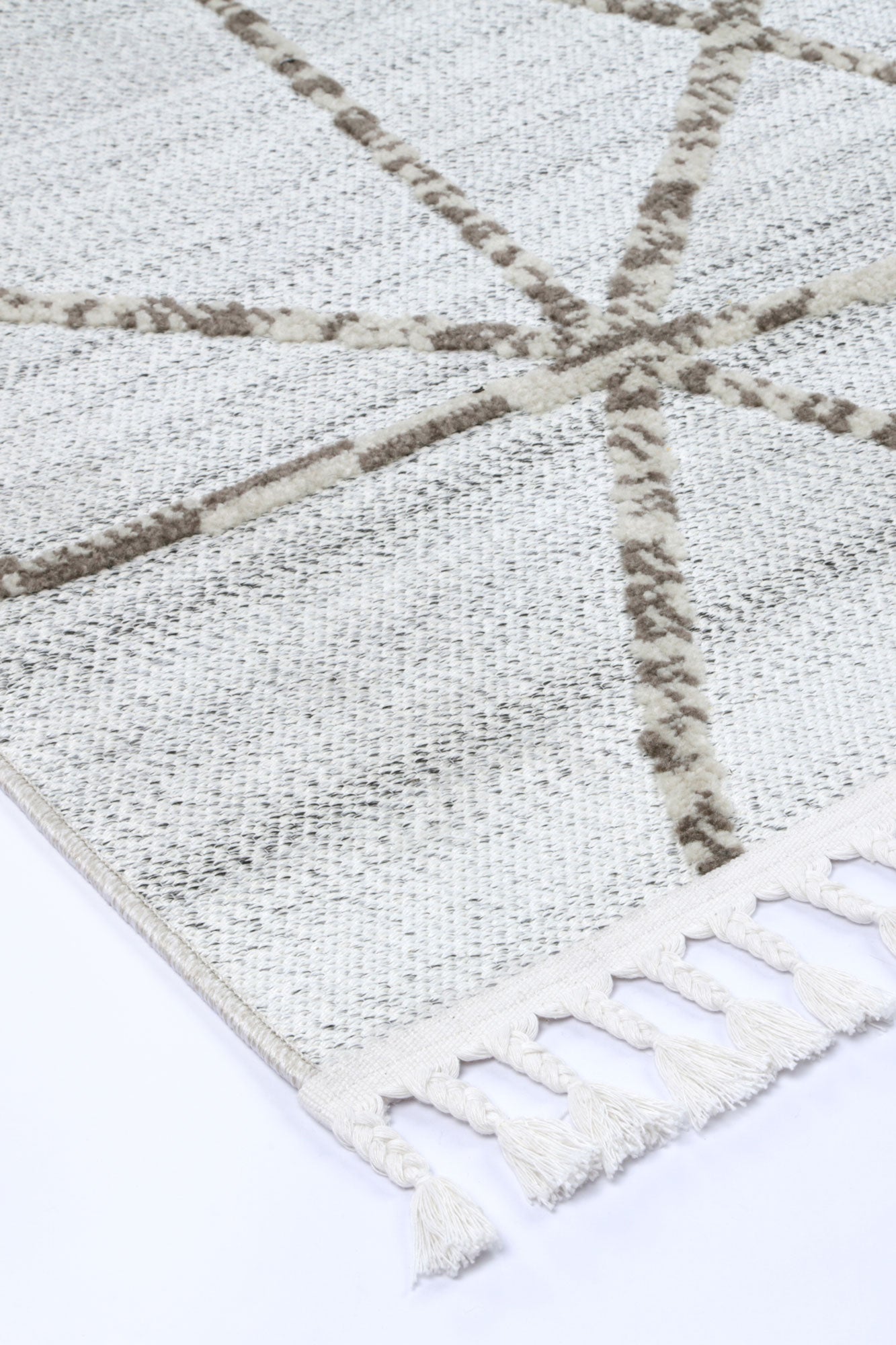 Hot! Nefeli Beige Geometric Polypropylene Rug