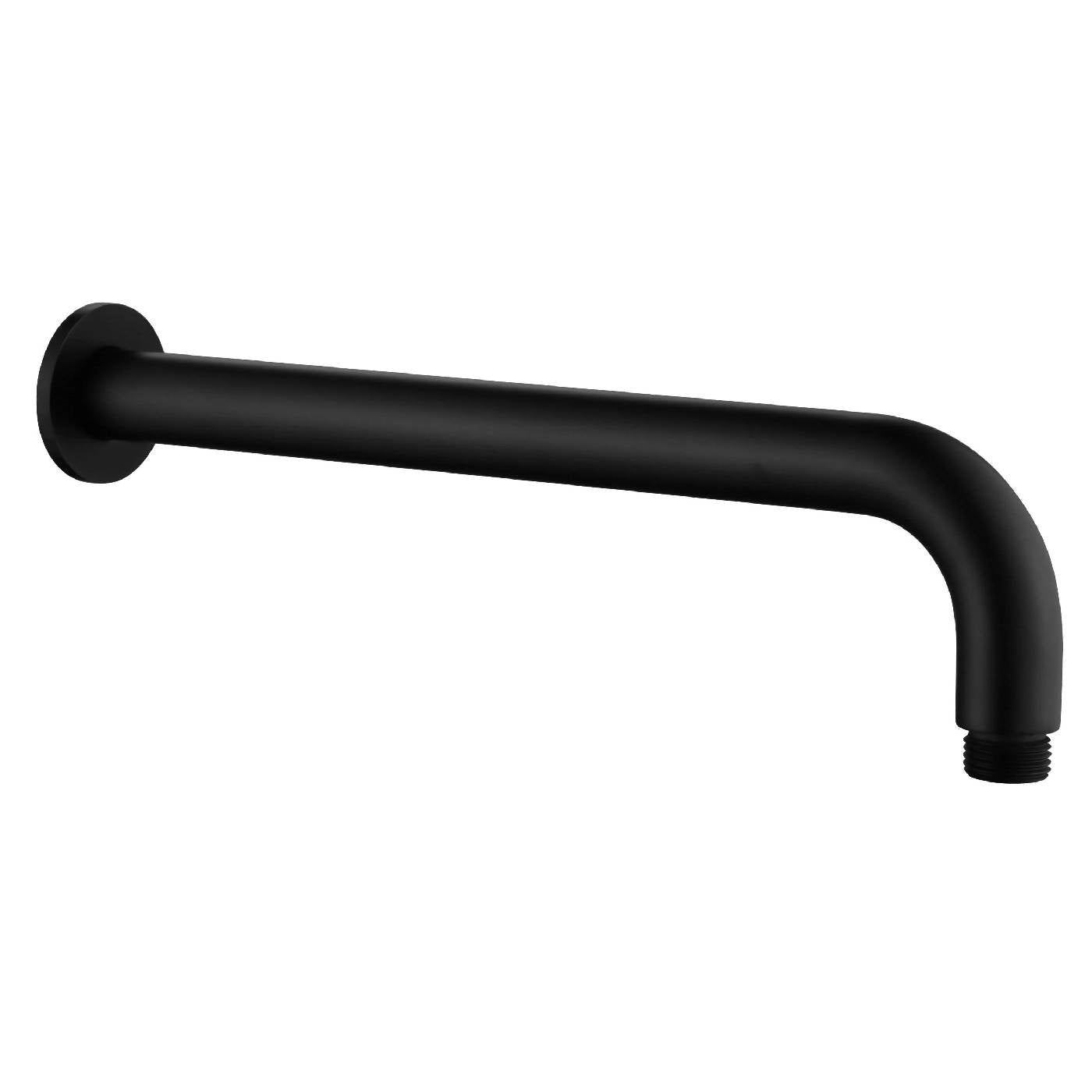 Black 450mm Curved Mica Wall Shower Arm - Upgrade Now!