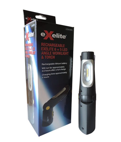 Powerful Rechargeable LED Worklight for Versatile Use