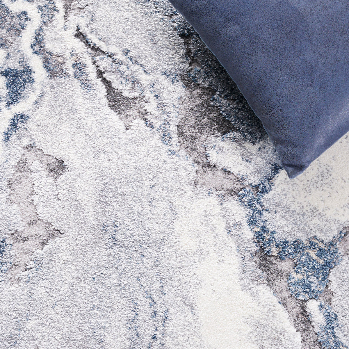 Mineral Blue Rug - Luxury & Family-Friendly