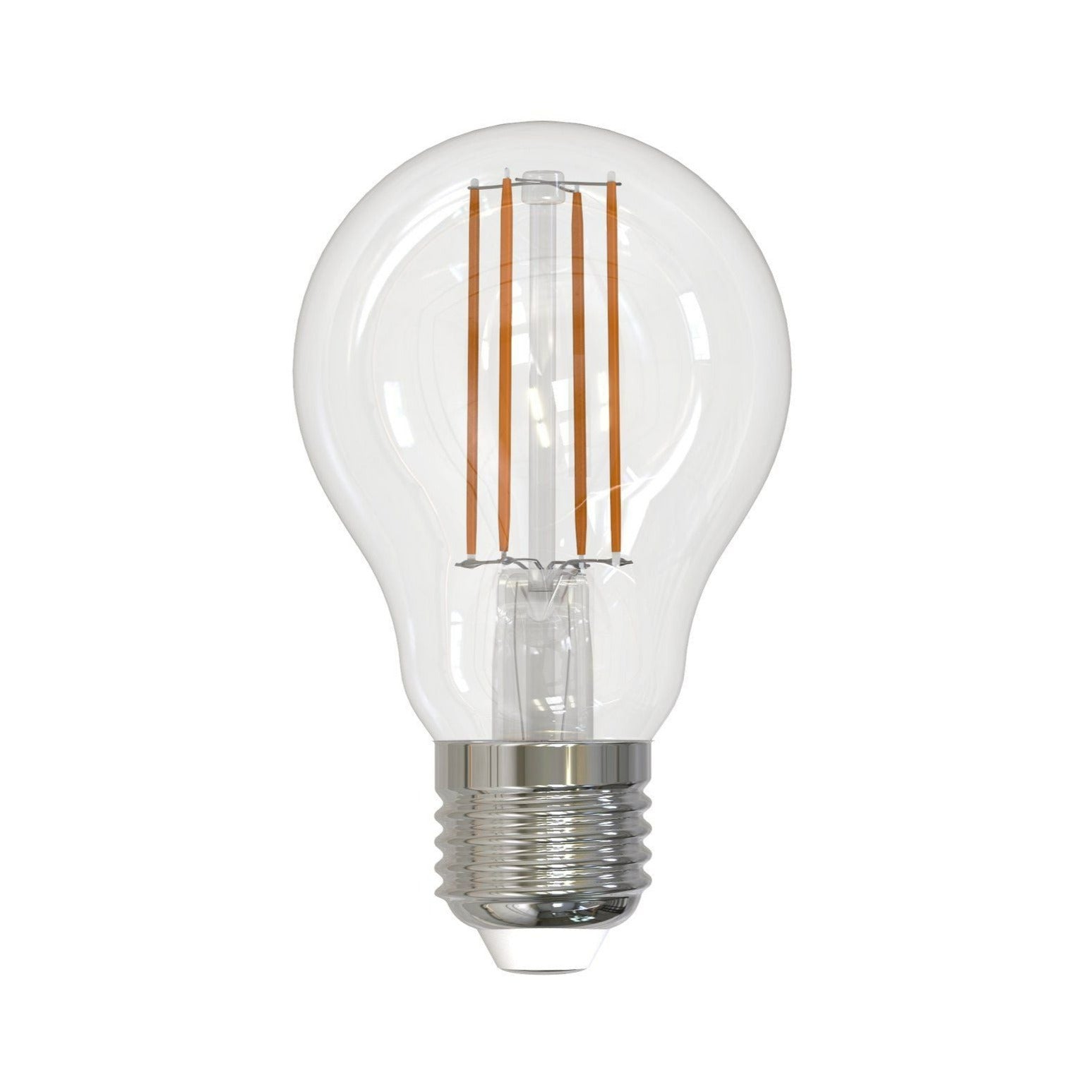 6-Pack 7W E27 LED A60 Warm White Clear Globe Bulbs - Great Deal
