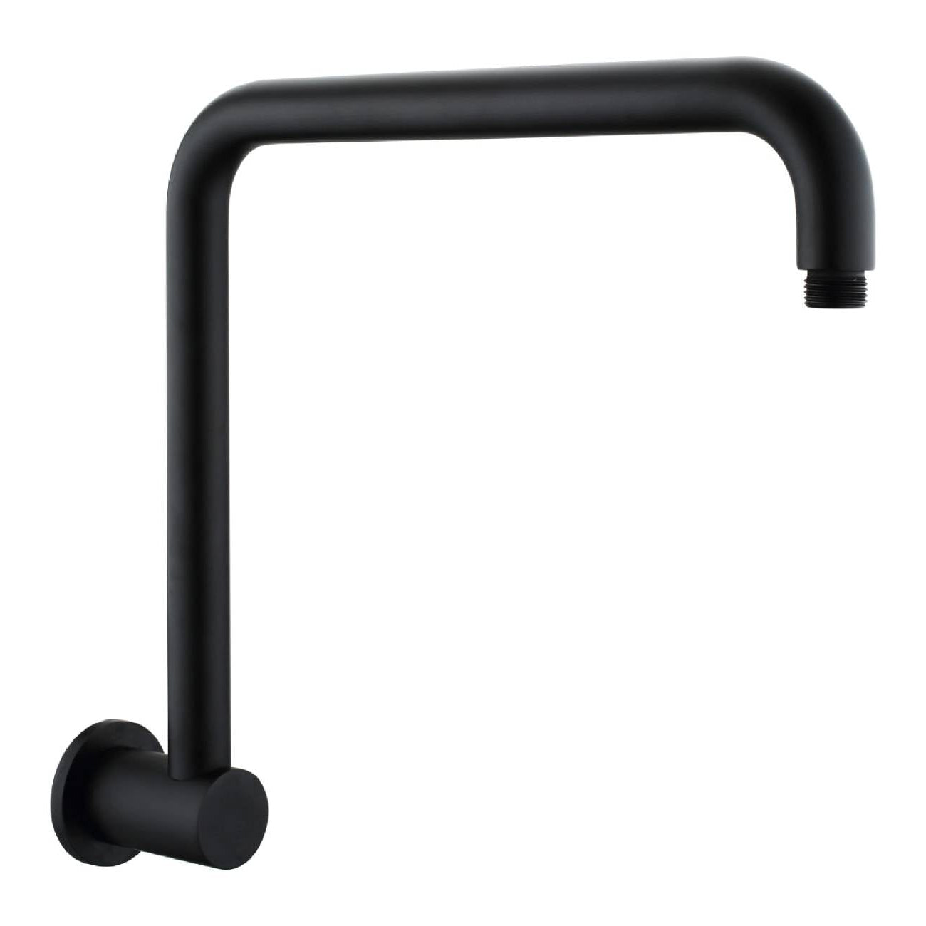 Stylish Black Mica Adjustable Gooseneck Shower Arm for Optimal Showering