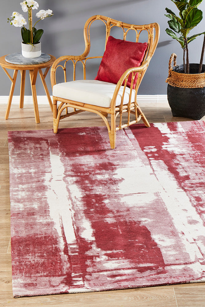 Autumn - Inspired 8mm Pile Magnolia 11 Rose Cotton Chenille Rug