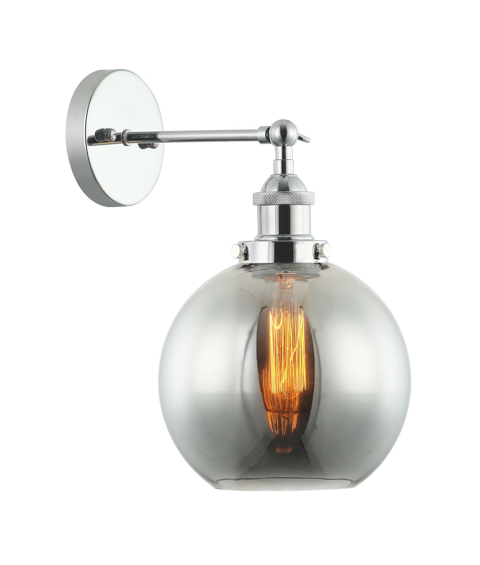 PESINI: Stylish Interior Swing Arm Wall Lights with Antique Brass/Chrome Highlight