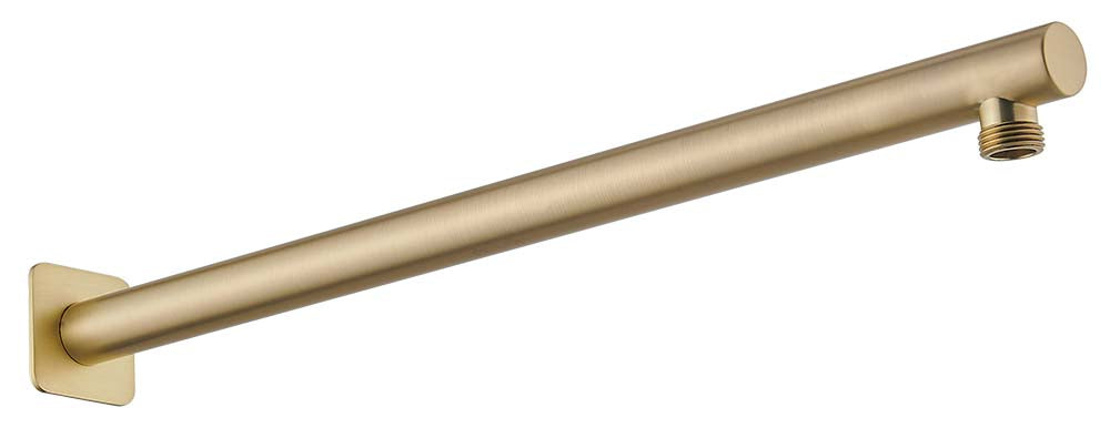 Hot Deal! Premium Brushed Gold Limpid Wall-Mounted Shower Arm for Bathroom Upgrade