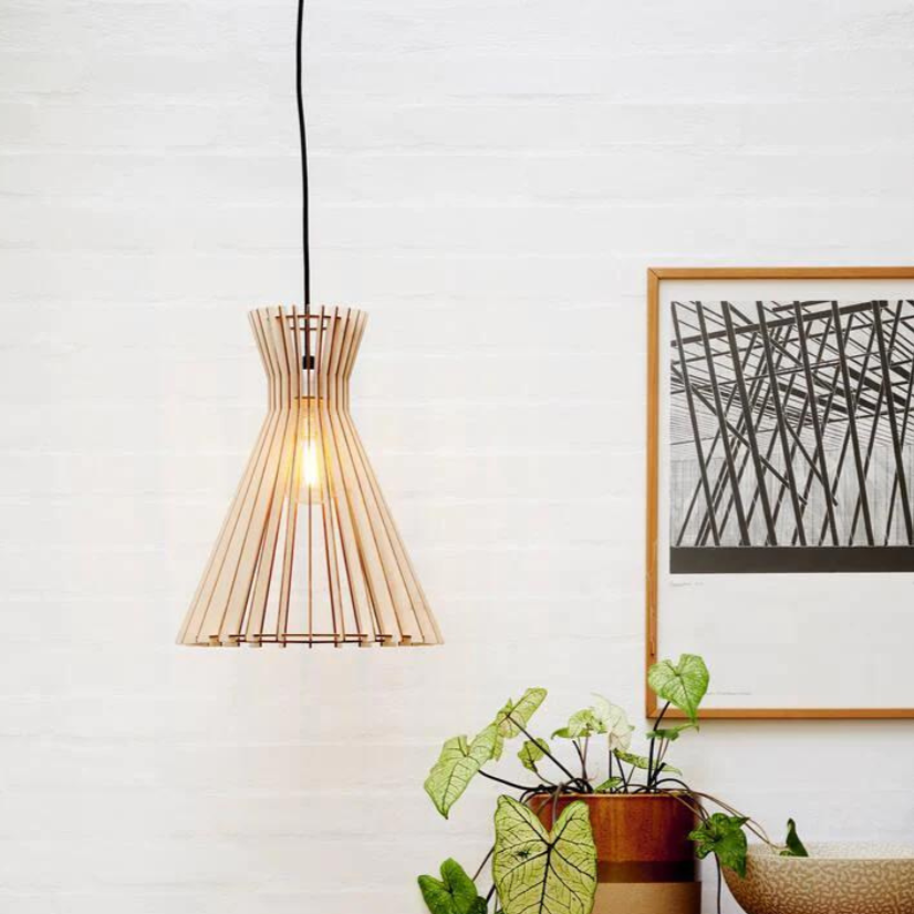 Nature-inspired Groa 34 Open Pendant Lamp with Beautiful Light-shadow Play
