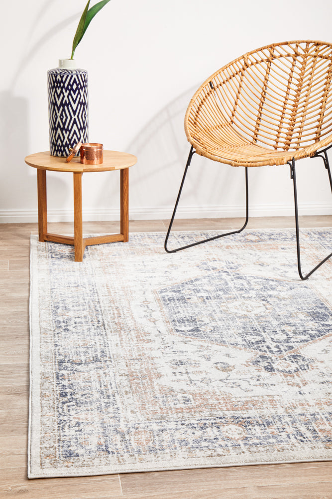 Exclusive Mayfair Lorissa Blue Polypropylene Power - Loomed Rug in Various Shapes and Sizes