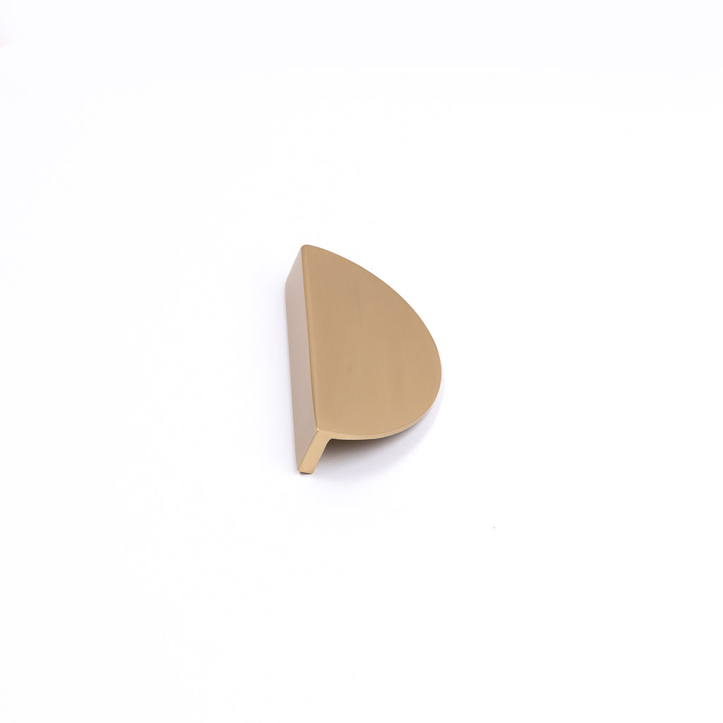 Hot Sale! Solid Brass Half Moon Iris Cabinet Pull for Cabinets and Drawers