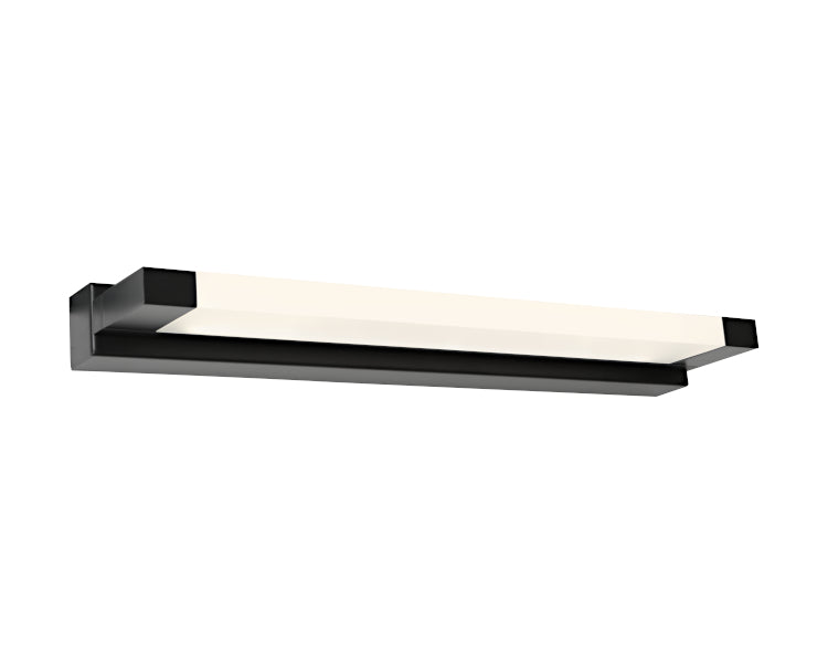 12W Extreme Black LED Vanity Light