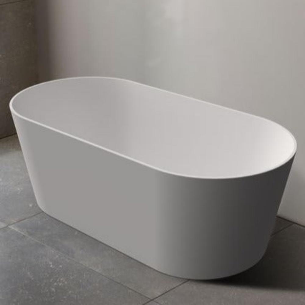 Hot Deal! Mia Free Standing Matt White Acrylic Bathtub