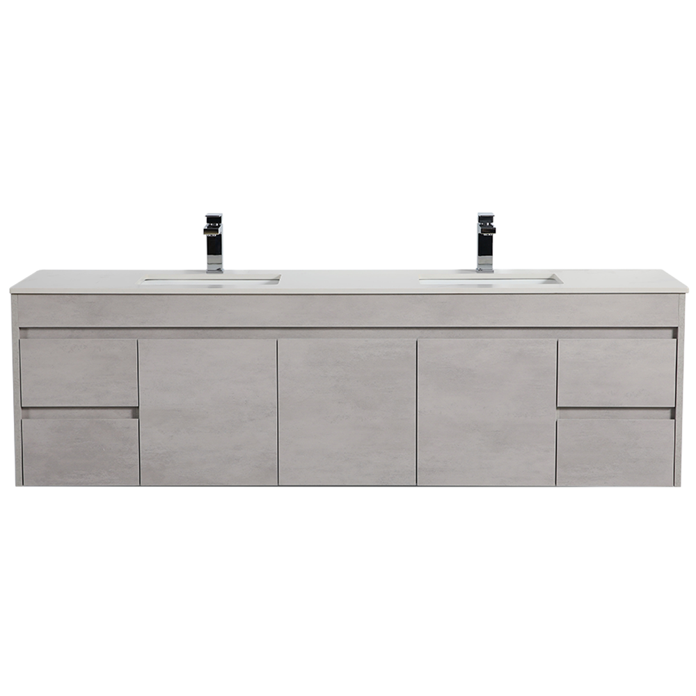 Contemporary Poseidon Nova 1800mm Plywood Wall - Hung Vanity Cabinet Only