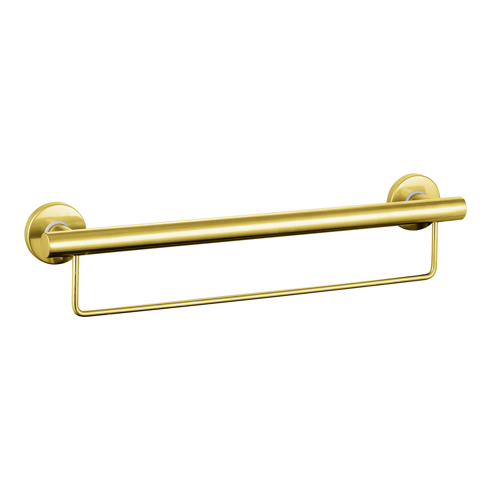 900mm Grab Rail with Towel Rail - Optional Colour, Ideal for Assisted Living