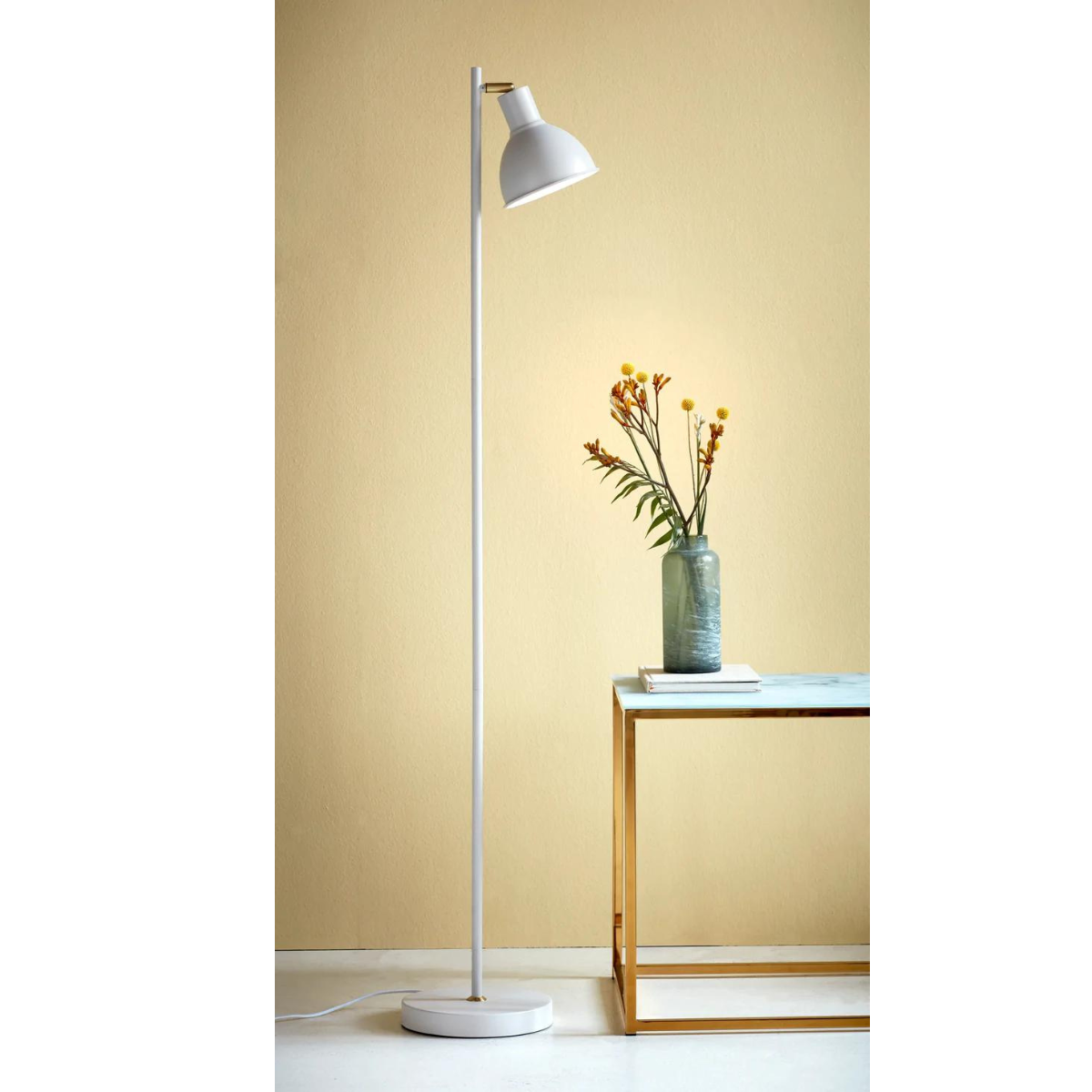 Hot Deal! White Pop Rough Floor Lamp with Industrial Charm