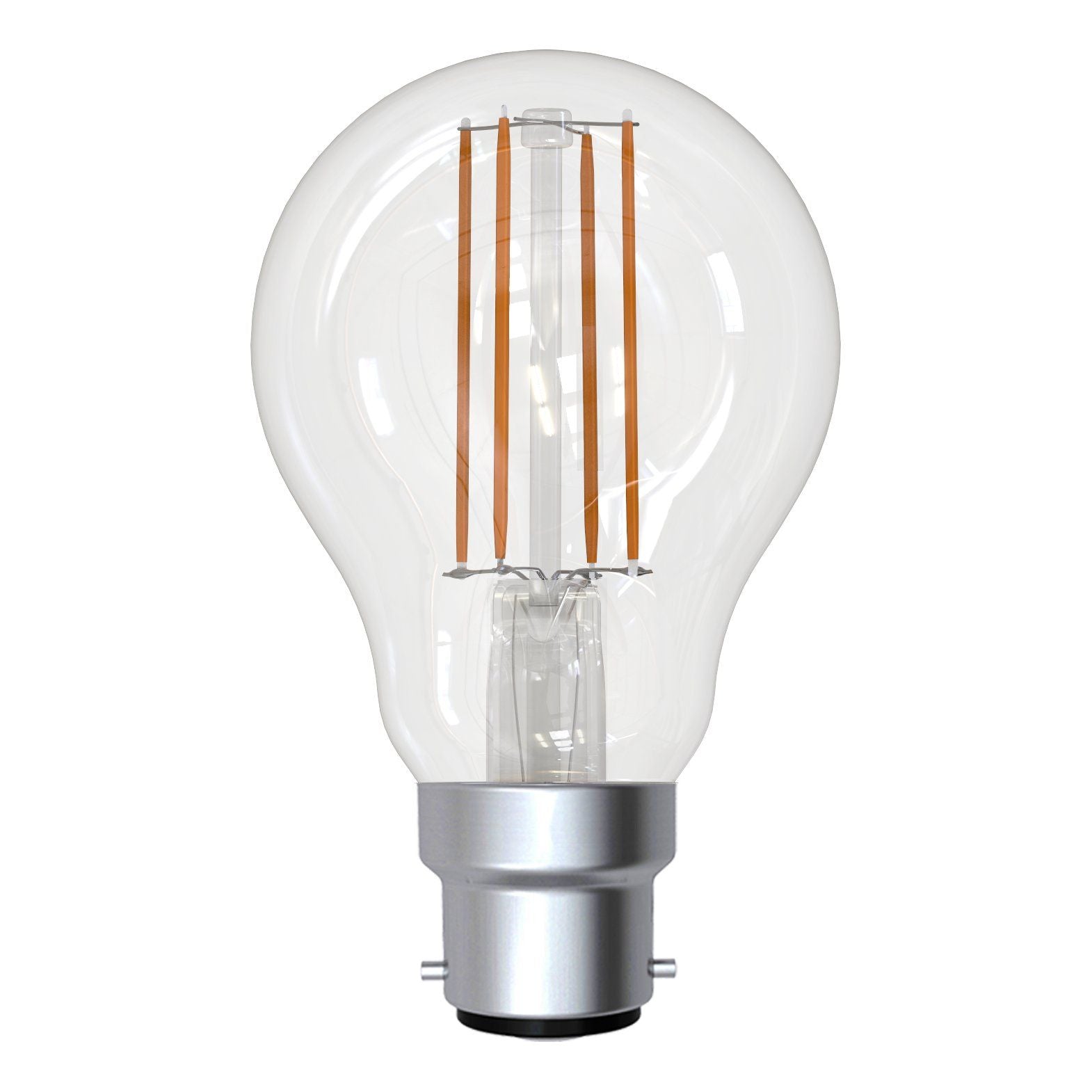 6-Pack 9W B22 LED A60 Clear Warm White Globes - Great Deal!
