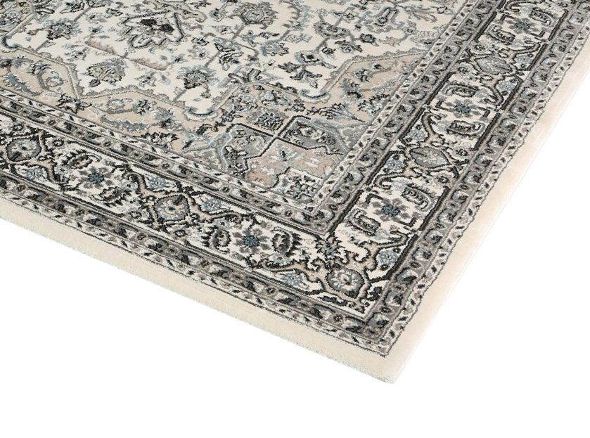 Discount! Oregon Collection Grey Beige Traditional Oriental Area Rug for Vintage Decor