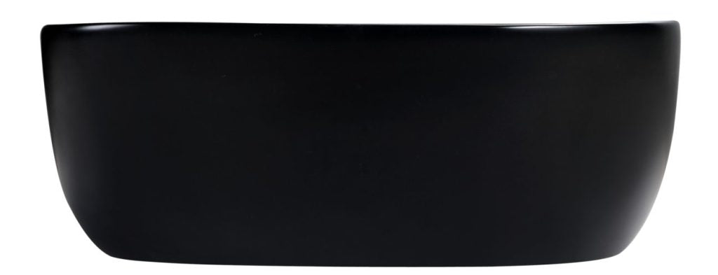 Black Lina Bathroom Basin with 500 x 400mm Dimensions