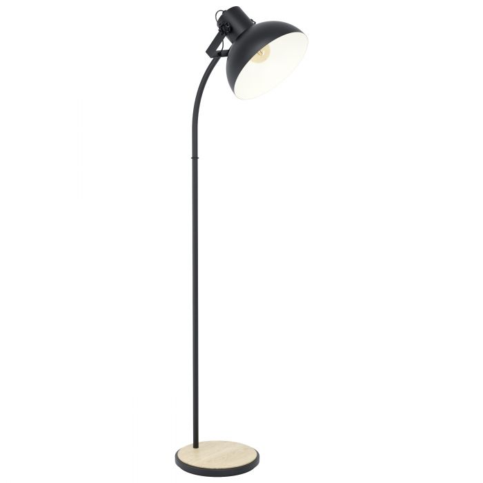 Floor Light Lubenham Steel Black