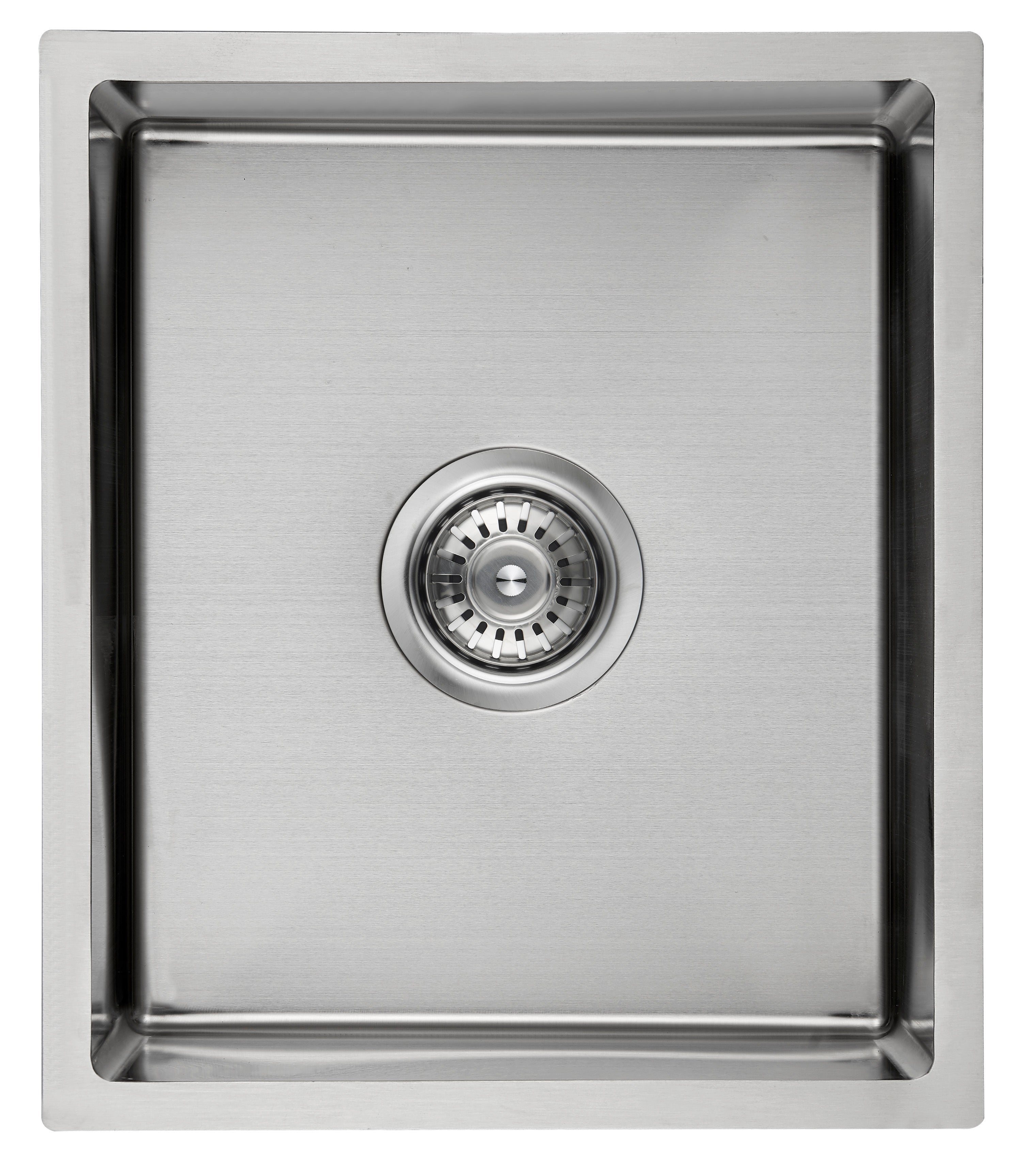 New Chrome Cora Above/Undermount Sink - 380 x 440 x 200mm