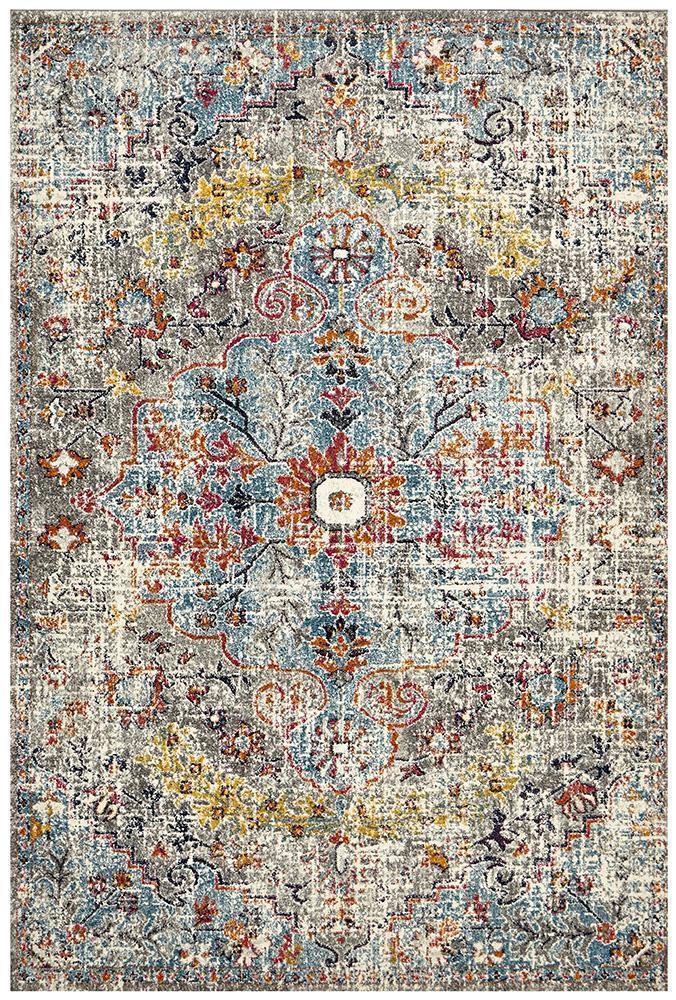 Exclusive Museum Huxley Multi - Coloured Persian - Style Rug for High - Traffic Areas