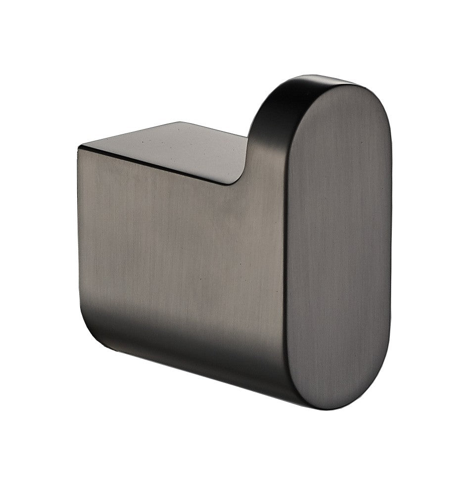 7-Year Warranty! High-Quality Brass & Zinc Alloy Brushed Gun Metal Robe Hook