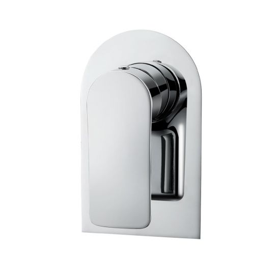Hot Sale! Persano Chrome Solid Brass Wall - Mounted Shower and Bath Mixer for Your Bathroom