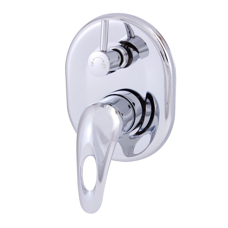 Hot Deal! Chrome Mina Wall Mixer with Diverter