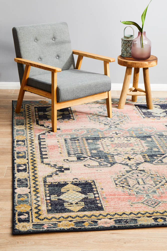 Turkish Crafted Legacy 852 Earth-Style Polypropylene Distressed Rug