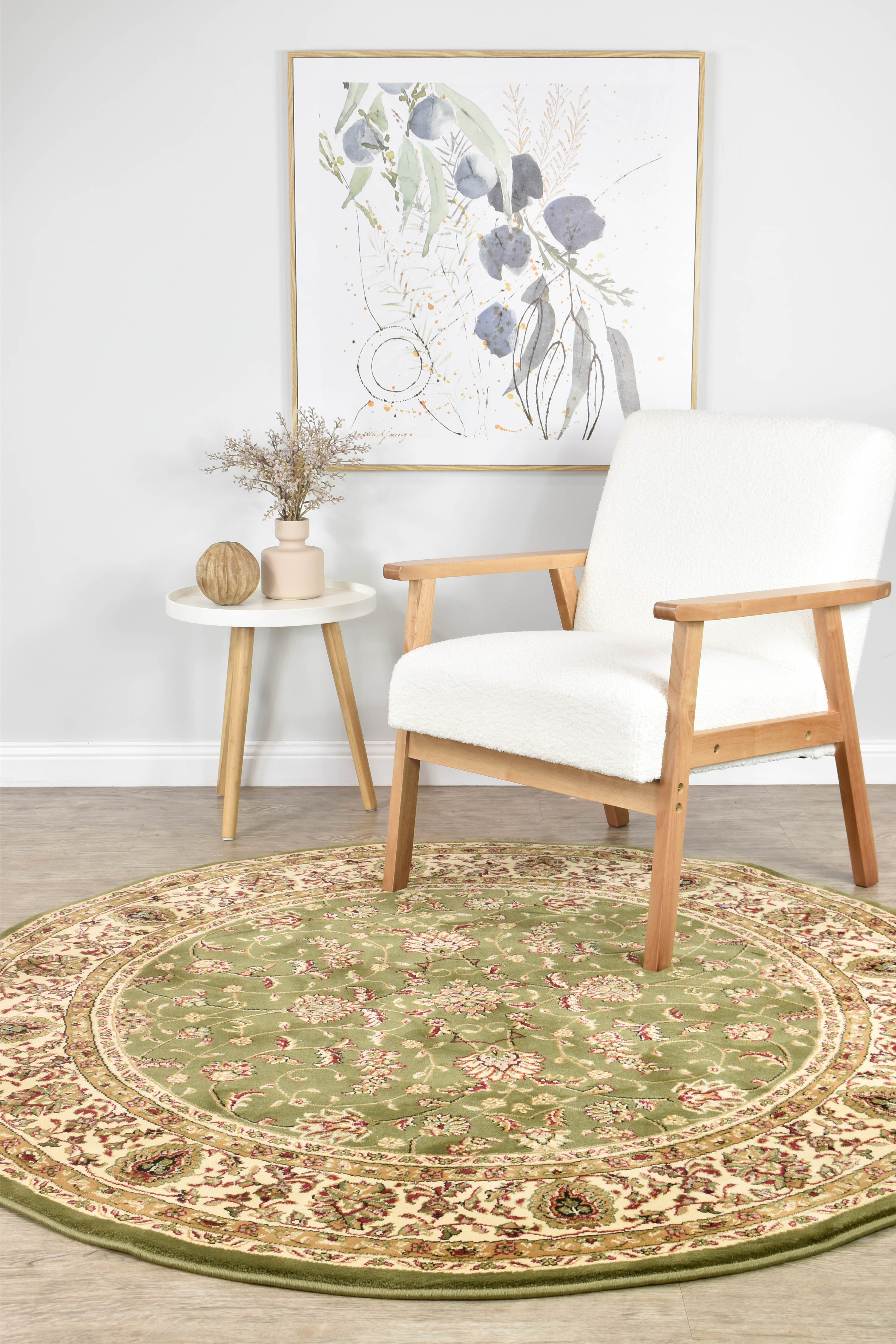 Hot! Granada 79 Green Runner Rug
