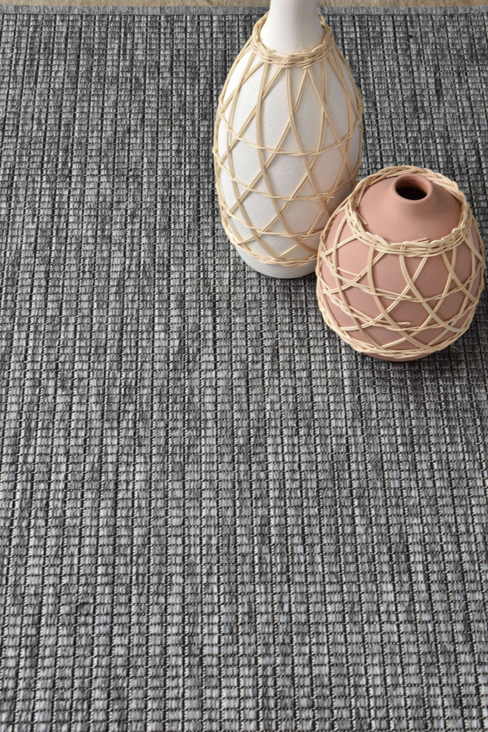 Alaska Dark Grey Runner Rug 1303-DM9E: Durable & Non-Slip