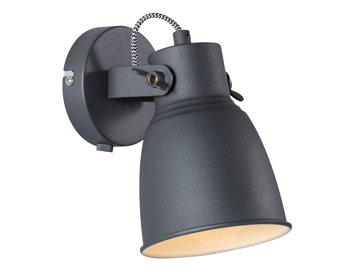 Adrian Anthracite Wall Light - Industrial Style Special