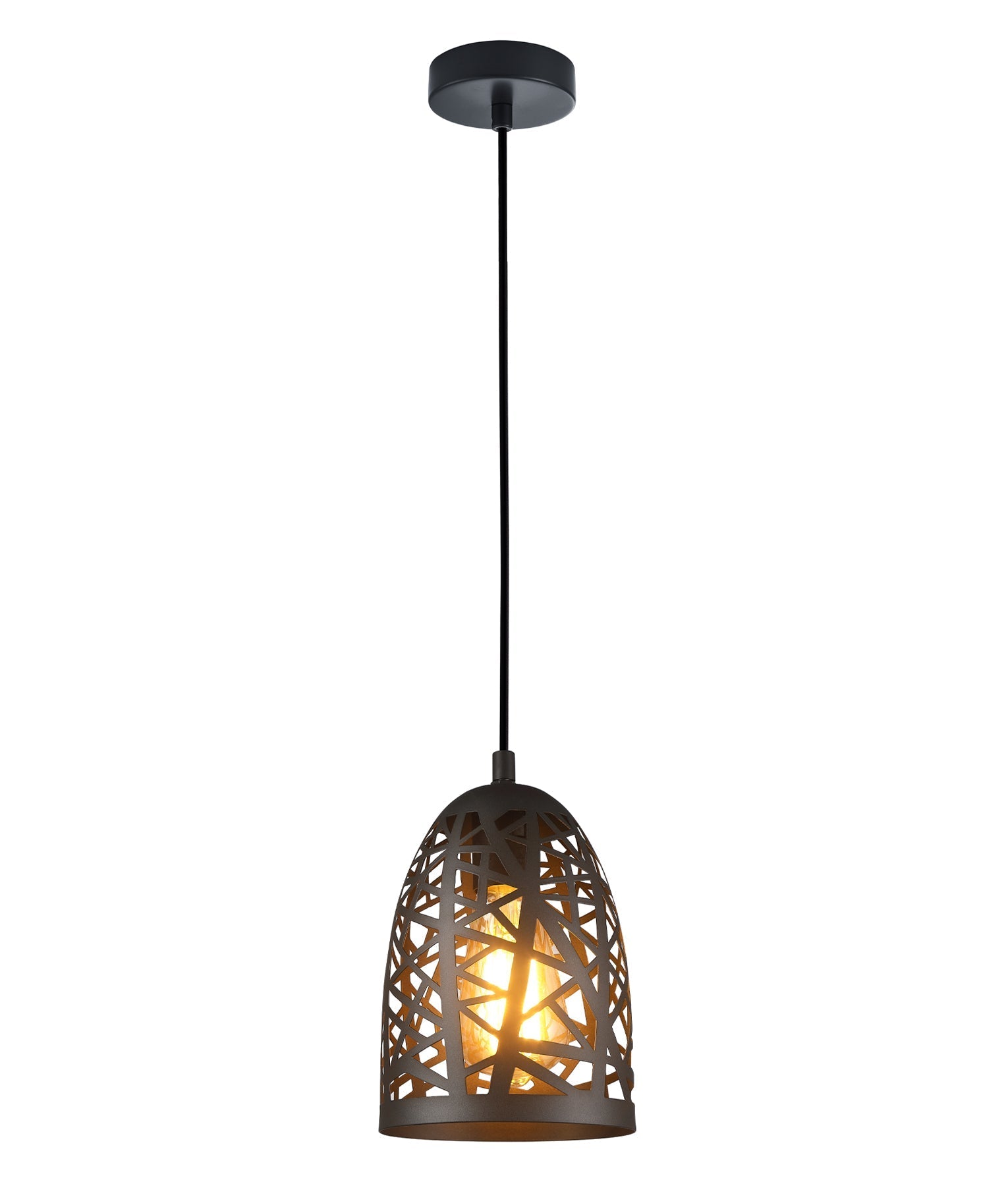 Hot Sale: Ellipse Interior Iron Cage Single Pendant Lights