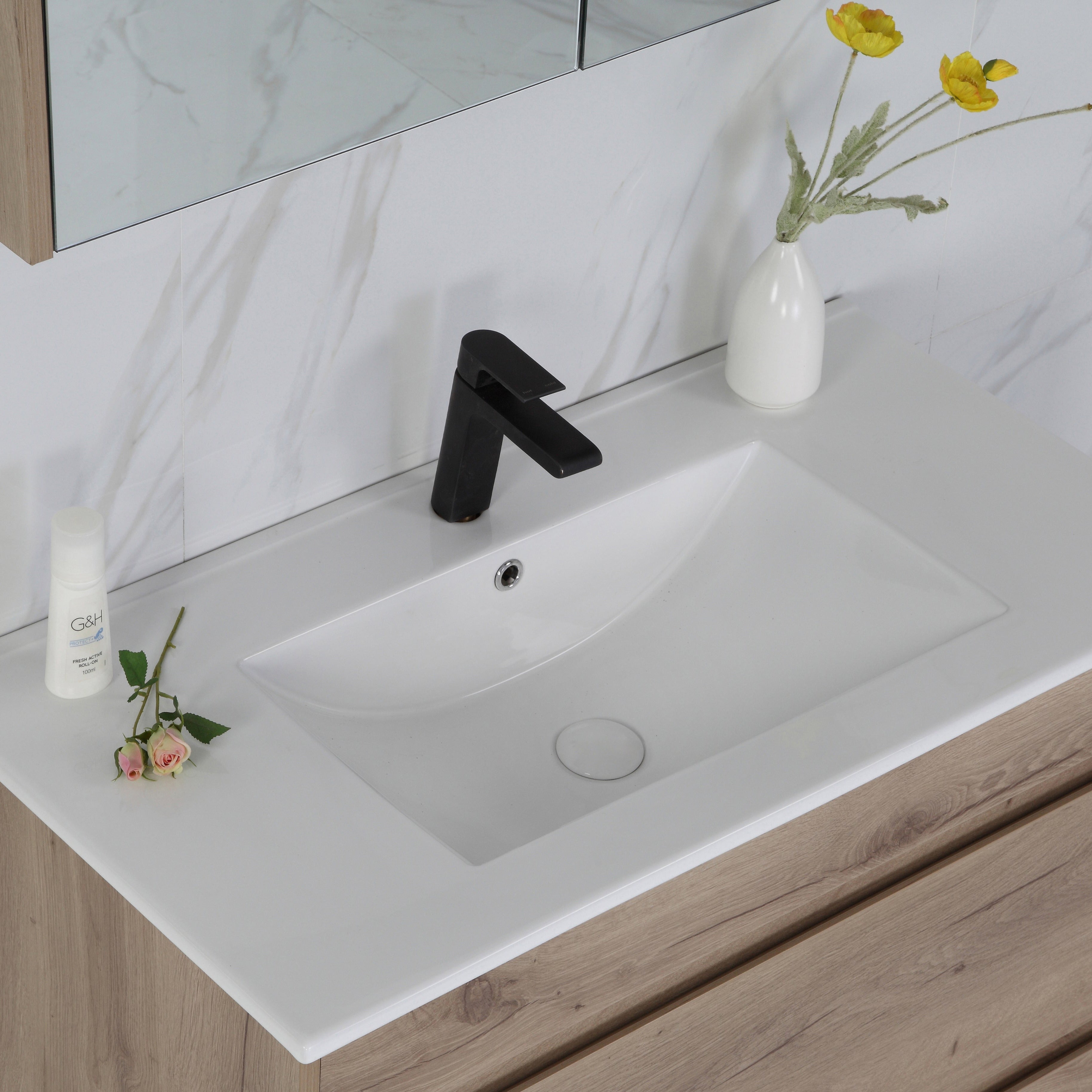 Get the Best MAX MDF Freestanding Vanity in Natural Oak - All Sizes Available