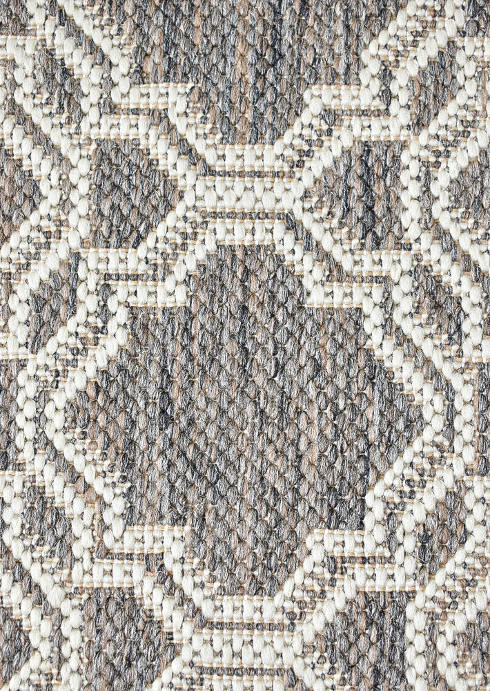 Durable and Washable 9892 - W71E Alaska Beige Polypropylene Rug