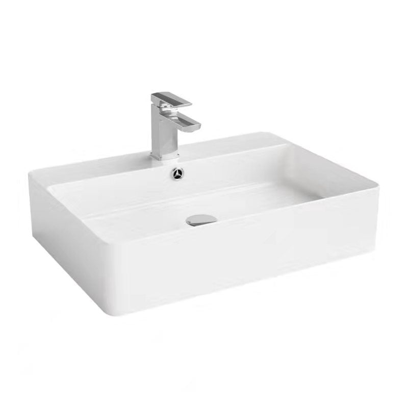 POSEIDON 600mm Ultra Slim Rectangle Wall Hung/Above Basin