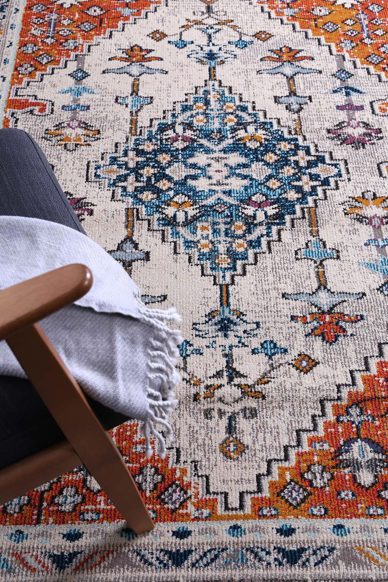 Exquisite Rebecca Multi - Patterned Durable Rug
