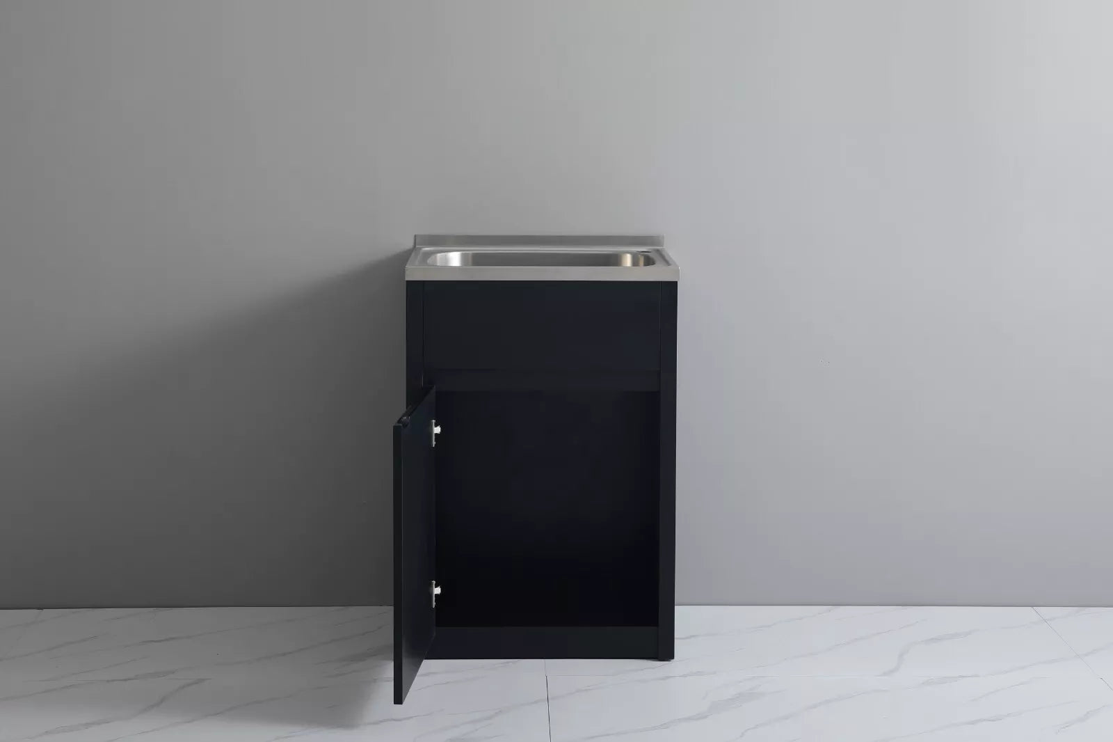Hot Deal: 45L Stainless Laundry Tub with PVC Cabinet (597x495x890)
