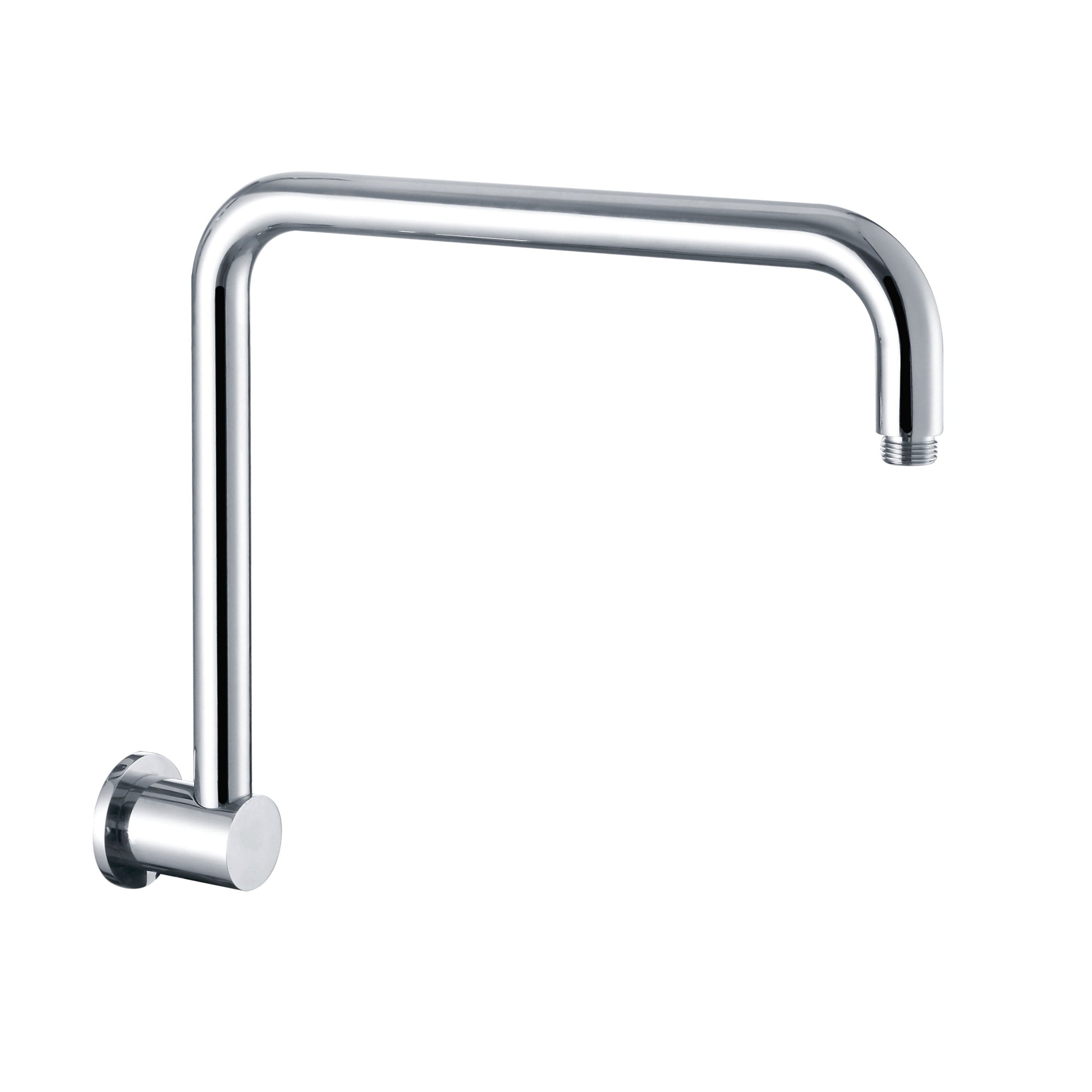 Chrome Mica Adjustable Gooseneck Shower Arm for Optimal Showering