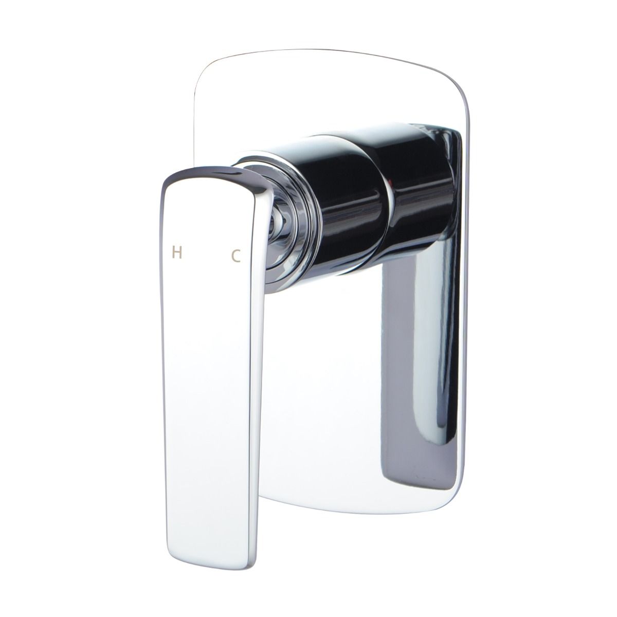 Hot Deal! Esperia Chrome Square Wall - Mounted Shower Bath Mixer