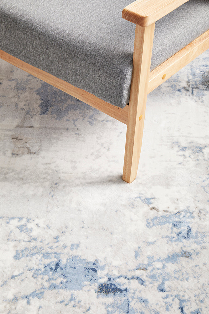 Hot Sale! Navy Emotion 33 Luxury Polyester Power - Loomed Rug for Contemporary Homes