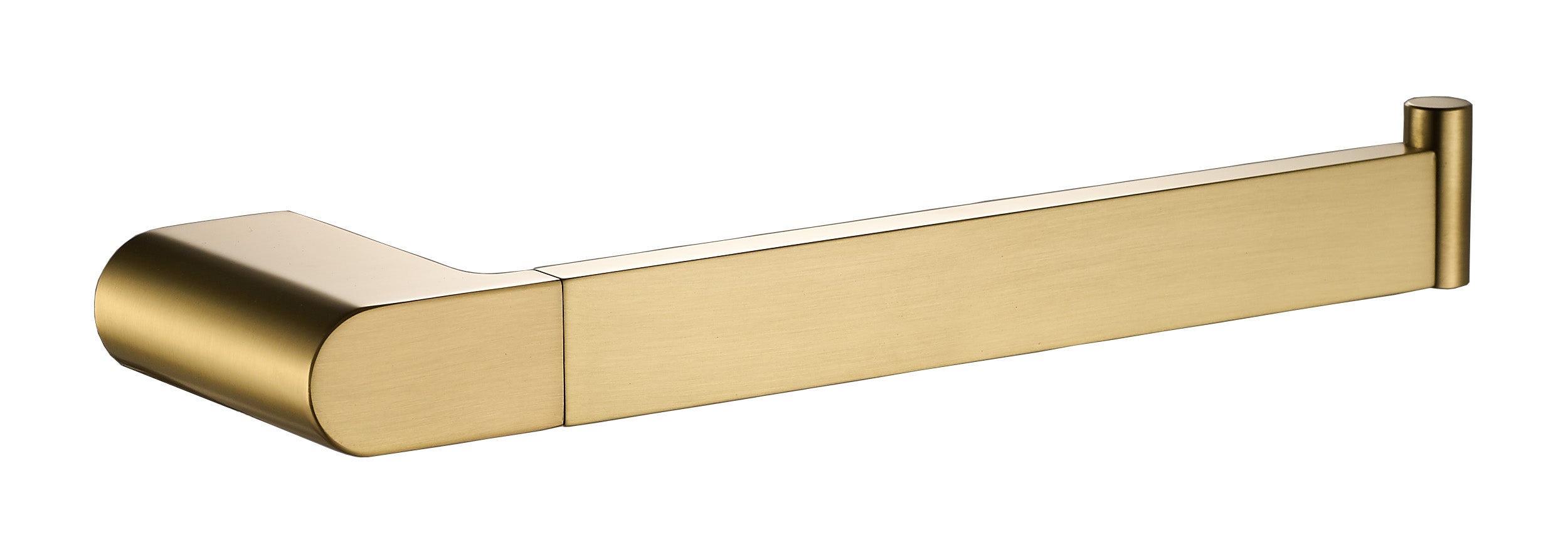 Brushed Gold Flores Towel Bar - Durable Brass & Zinc Alloy